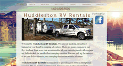 Desktop Screenshot of huddlestonrvrental.com